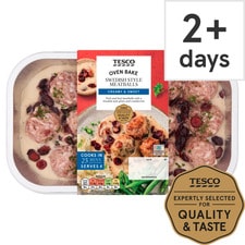 Tesco Swedish Style Meatballs 600G