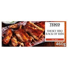 Tesco Tex Mex Smoky Bbq Rib Rack 460G