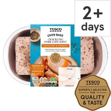 Tesco Crackling Pork Loin Joint 637G