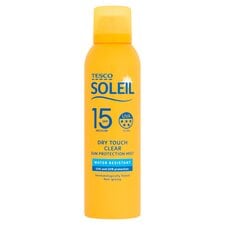 Tesco Soleil Dry Touch Sun Protection Mist Spf 15 200Ml