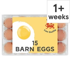 Tesco 15 British Mixed Weight Eggs