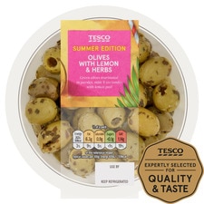 Tesco Olives With Lemon & Herbs 200G