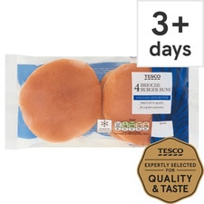 Tesco 4 Brioche Buns