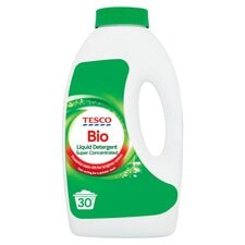 Tesco Biological Liquid Detergent Super Concentrated 900Ml