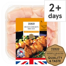 Tesco British Diced Chicken Breast 400G