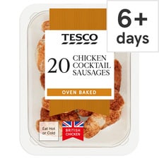 Tesco 20 Chicken Cocktail Sausages 170G