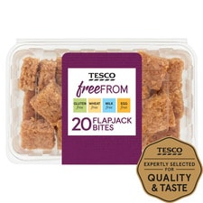 Tesco Free From Flapjack Bites 20 Pack