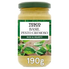 Tesco Basil Pesto Cremoso 190G