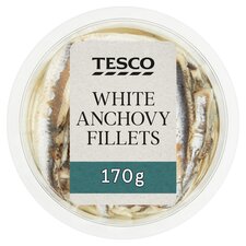 Tesco White Anchovy Fillets 170G