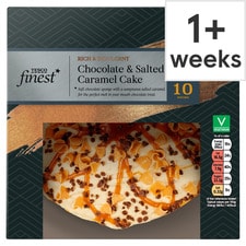 Tesco Finest Chocolate And Salted Caramel Cake