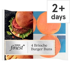 Tesco Finest 4 Brioche Burger Buns