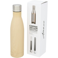 Avenue Vasa Copper Vacuum Insulated Bottle - Wood - One Size