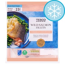 Tesco Wild Salmon Fillets 500G