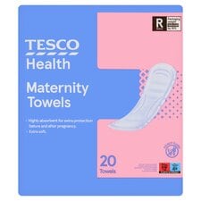 Tesco Maternity Towel 20 Pack