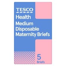 Tesco Medium Maternity Brief 5 Pack