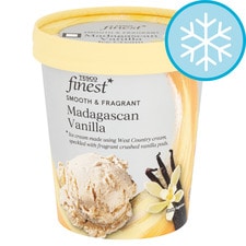 Tesco Finest Ice Cream Madagascan Vanilla 480Ml