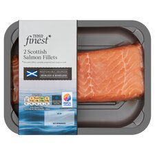 Tesco Finest Scottish Salmon Fillets 240G