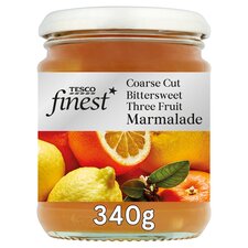 Tesco Finest Three Fruit Marmalade 340G