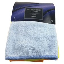 Tesco 3Pc Microfibre Cloths 3 Pack