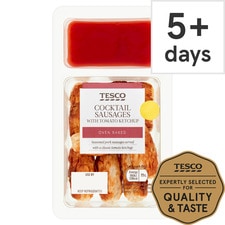 Tesco Cocktail Sausages & Ketchup Dip 98G