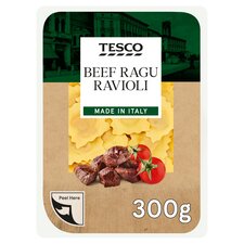 Tesco Beef Ragu Ravioli 300G