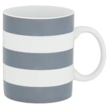 Tesco Grey Stripe Mug