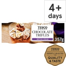 Tesco Chocolate Trifle 3 X 119G