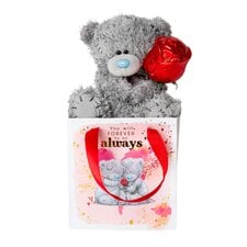 Me To You Bear in a bag with Choc Rose 