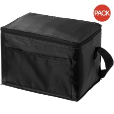 Bullet Kumla Lunch Cooler Bag (Pack of 2) - Solid Black - 20.3 x 15.2 x 15.2 cm