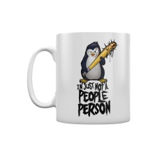 Psycho Penguin Not A People Person Mug - White - One Size