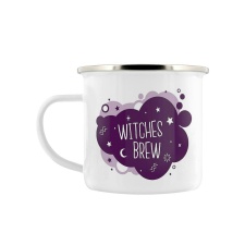 Grindstore Witches Brew Enamel Mug - White - One Size