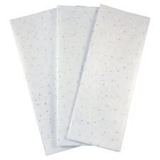 Tesco White Embedded Tissue 3 Pack