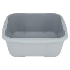 Tesco Recycled Square Washing Up Bowl Grey