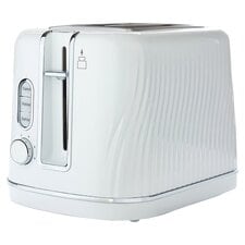 Tesco Textured Plastic Toaster 2 Slice - White