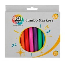 Tesco Go Create Jumbo Markers 12 Pack