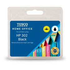 Tesco Remanufactured HP 302 Black Ink Cartridge