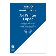 Tesco Basics A4 White Paper 70Gsm 500 Sheets