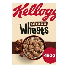 Kellogg's Wheats Chocolate Breakfast Cereal 500g