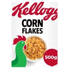 Kellogg's Corn Flakes Breakfast Cereal 500g