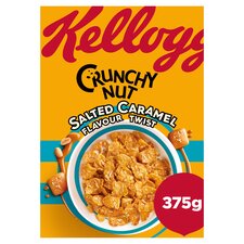 Kellogg's Crunchy Nut Salted Caramel Breakfast Cereal 375g