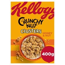 Kellogg's Crunchy Nut Honey & Nut Clusters Cereal 400G