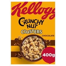 Kellogg's Crunchy Nut Chocolate Clusters Cereal 400G