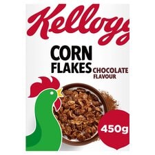 Kellogg's Corn Flakes Chocolate Flavour Cereal 450g