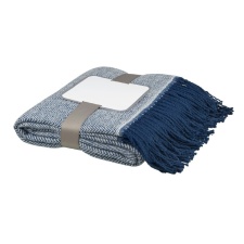 Avenue Haven Herringbone Throw Blanket - Navy - One Size