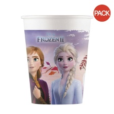 Frozen 2 Disposable Paper Cups (Pack of 8) - Blue - One Size