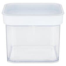 Tesco Push Top Food Storage White 0.5L