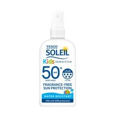 Tesco Soleil Kids Sensitive 50Spf Sun Spray 200Ml