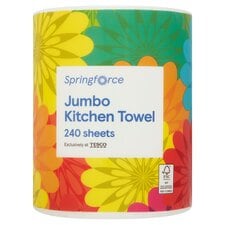 Springforce Jumbo Kitchen Towel 240 Sheets