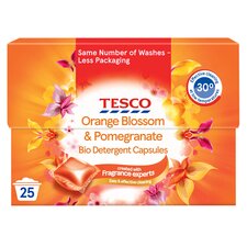 Tesco Orange Blossom & Pomegranate Biological Capsules 25W 425Ml