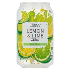 Tesco Lemon & Lime Zero 330Ml